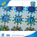 Custom authentic security hologram sticker, waterproof 3d laser holographic label seal
